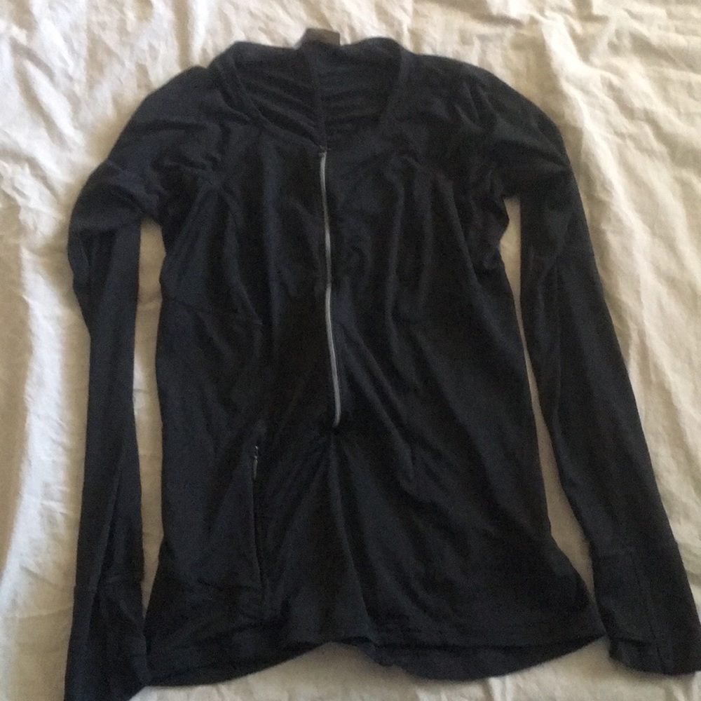 Athleta black long sleeve top